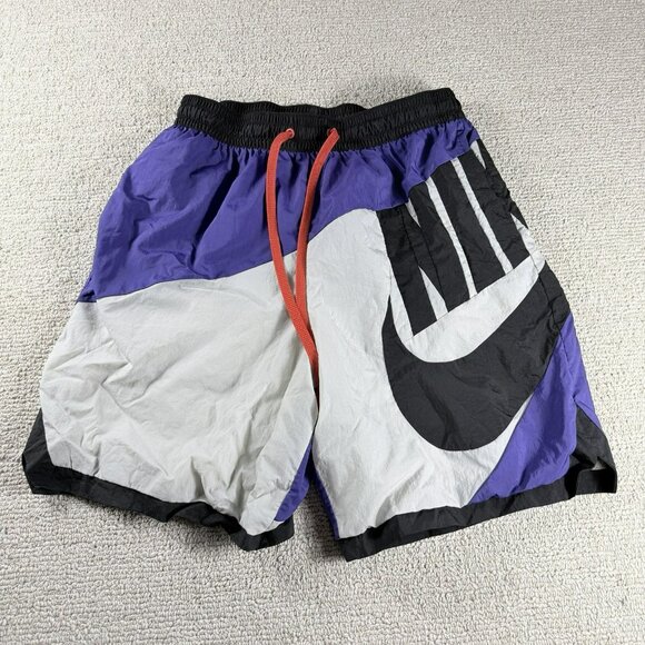 Nike Other - Nike Throwback Futura Nylon Mesh Lined Basketball Shorts Purple Men's Size XL